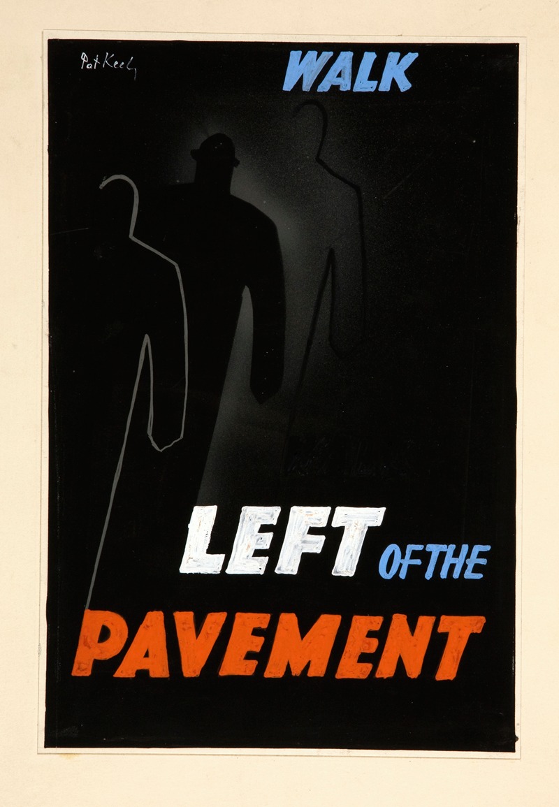 Walk left of the pavement by Pat Keely — digital art print download