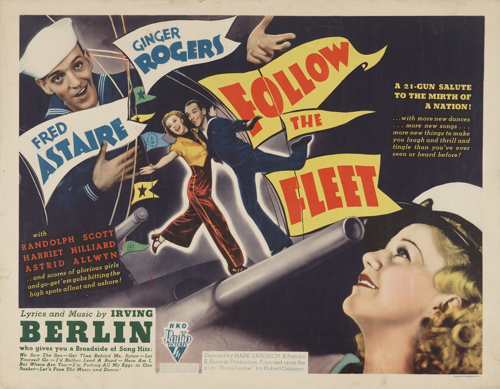Follow the Fleet by Anonymous, 1936 — digital art print download