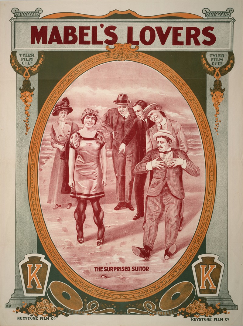 Mabel's lovers; the suprised suitor by Аноним, 1912 — digital art print download