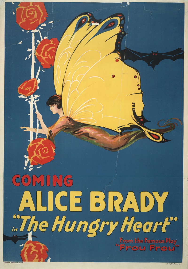The Hungry heart by Chelsea Litho Co, 1917 — digital art print download