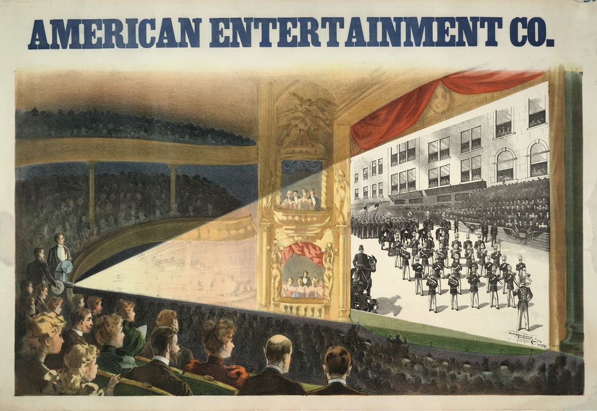 American Entertainment Co. by Donaldson Lith. Co, 1898 — digital art print download