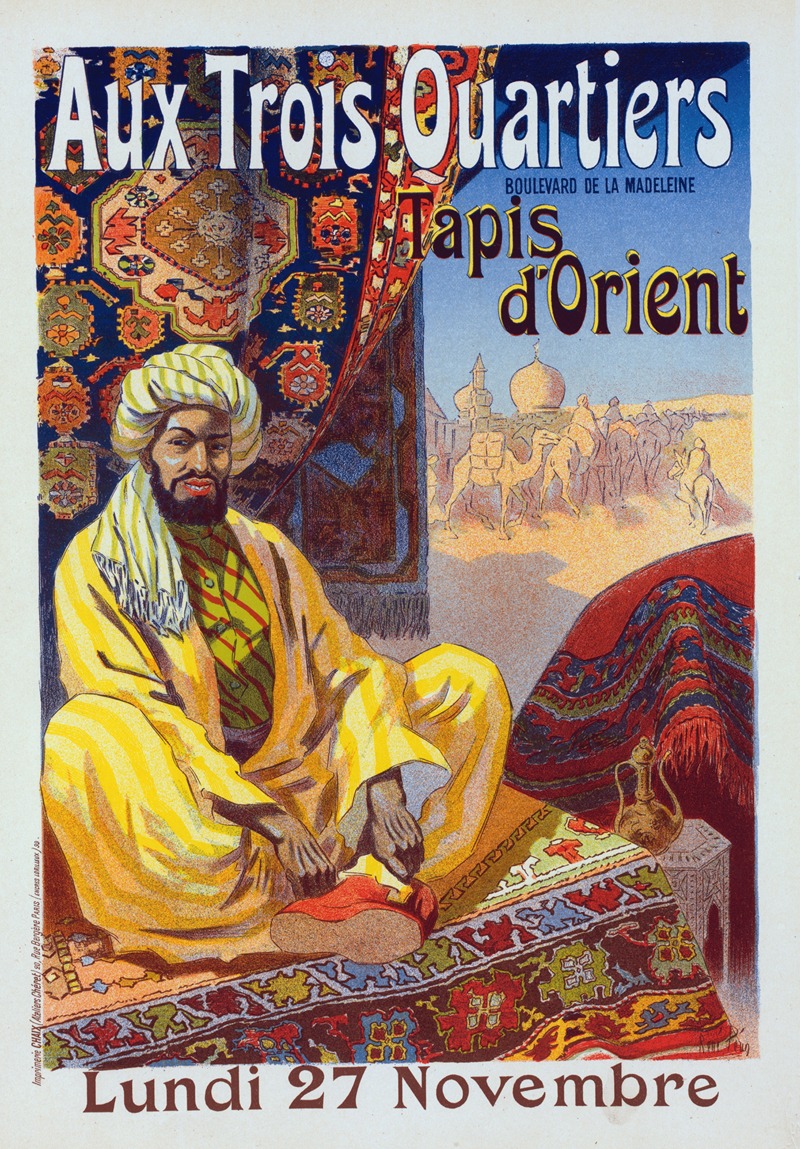 Trois Quartiers by René Péan, 1900 — digital art print download