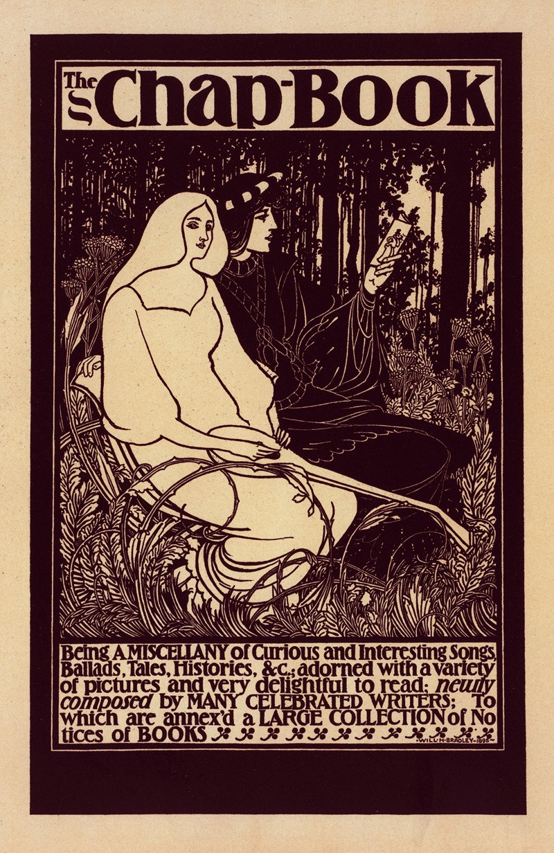 The Chap-Book by Уилл Брэдли, 1898 — digital art print download