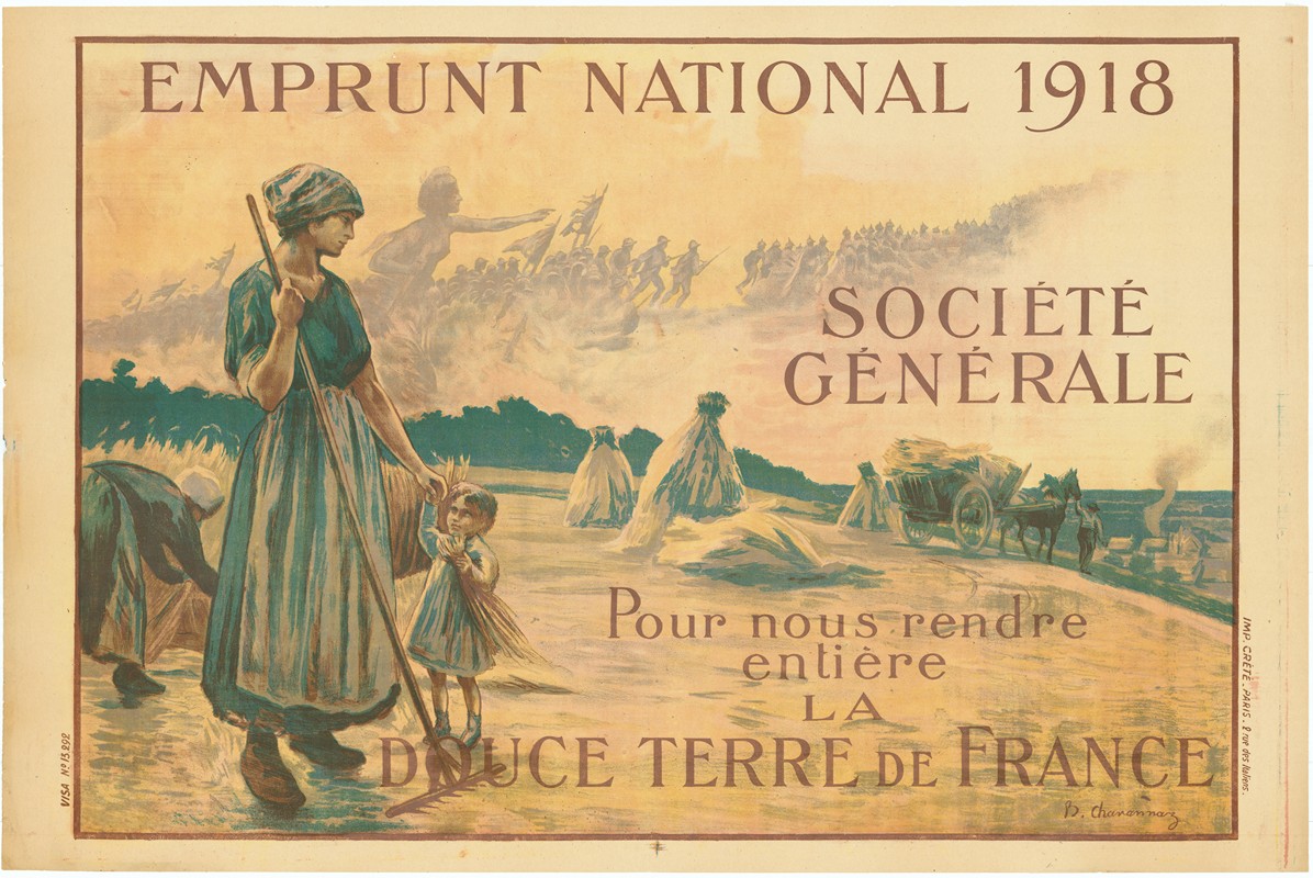 Emprunt National 1918 by Bruno Chavannaz, 1918 — digital art print download