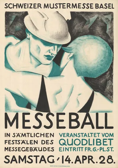 Messeball by Burkhard Mangold, 1928 — digital art print download