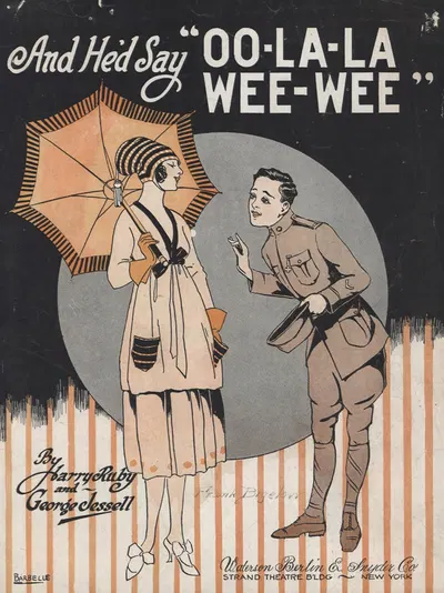 And he'd say oo la la wee wee by Albert Wilfred Barbelle, 1919 — digital art print download