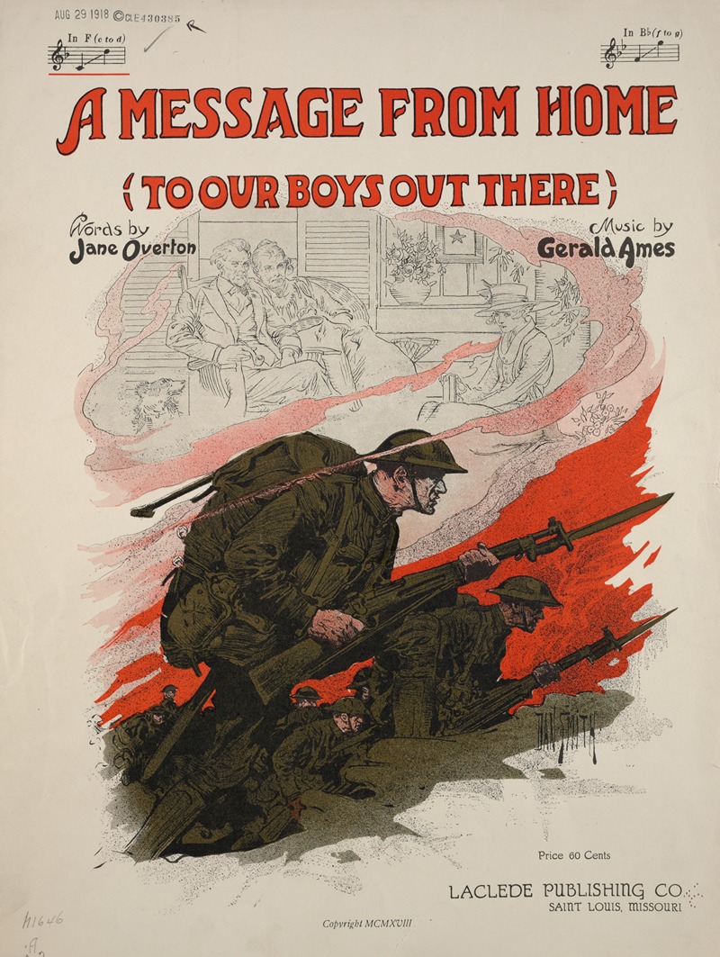 A message from home to our boys out there — Anonymous
