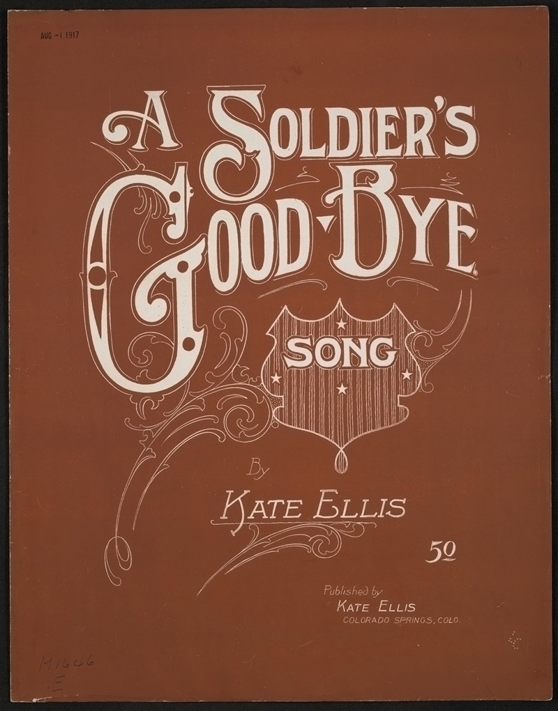 A soldier's good-bye song — Аноним