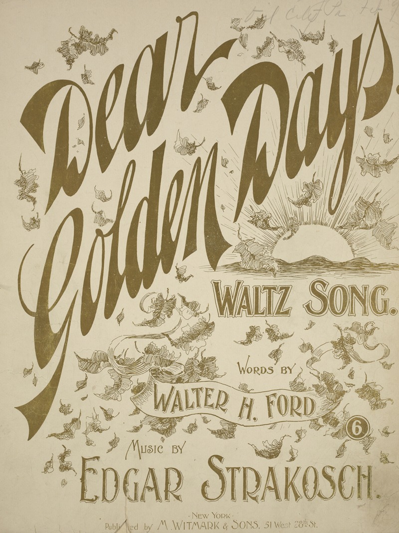 Dear golden days by Anonymous, 1895 — digital art print download
