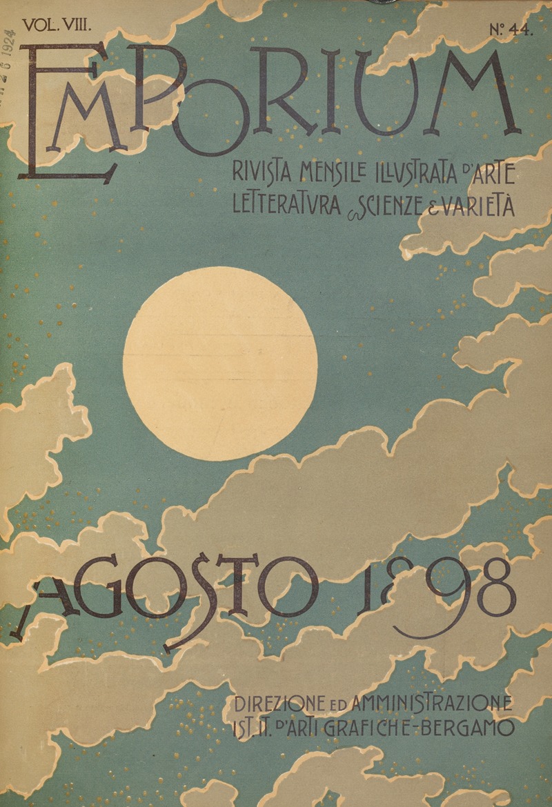 Emporium, August 1898 by Аноним, 1898 — digital art print download