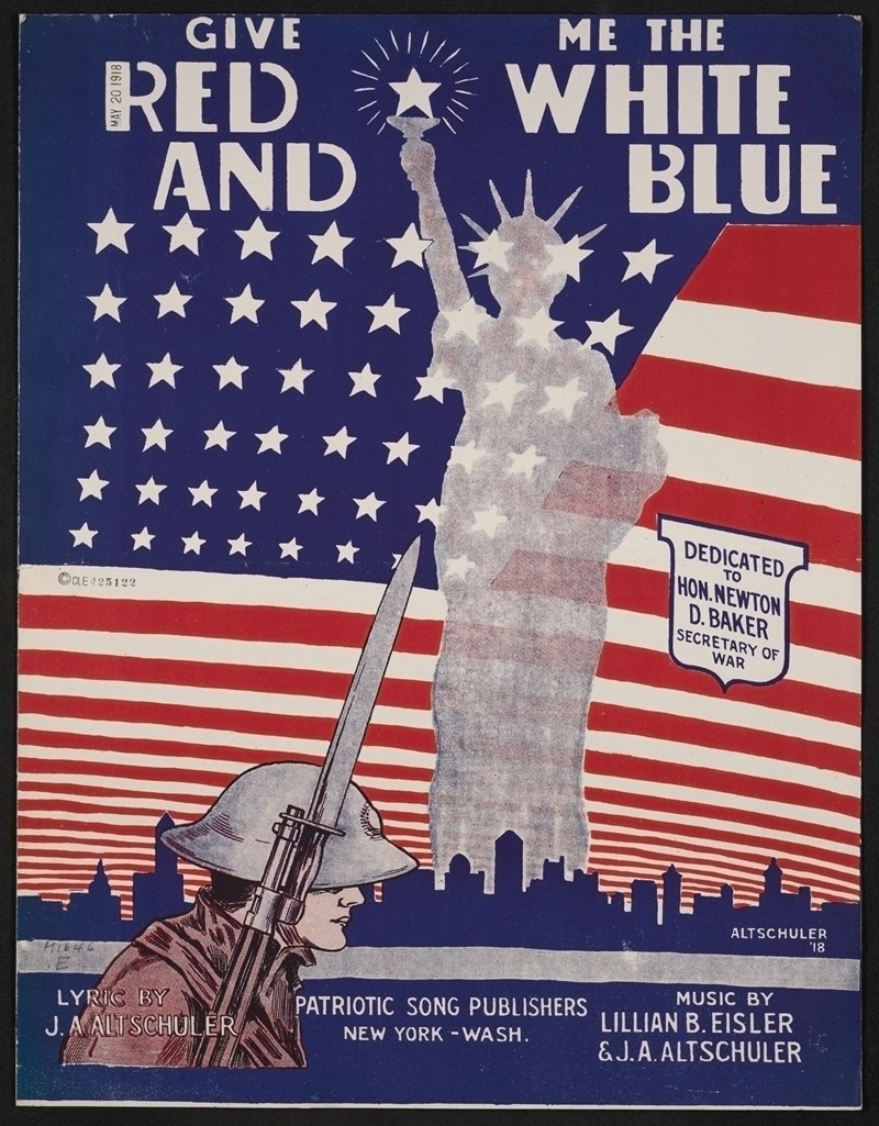 Give me the red white and blue — Аноним