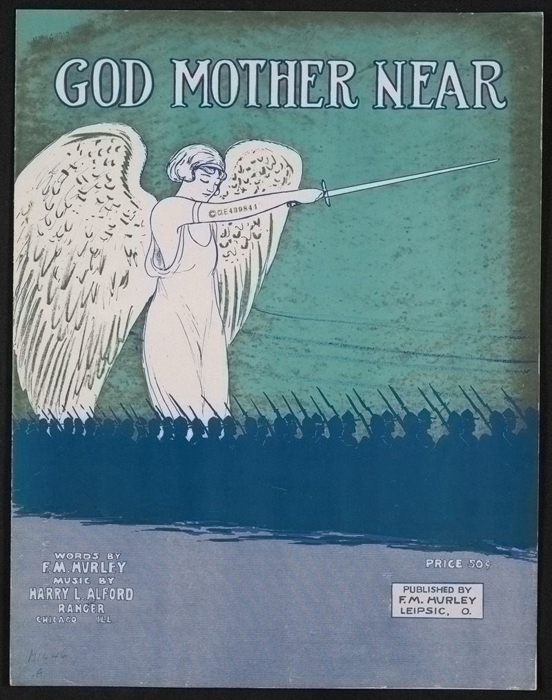 God mother near by Аноним, 1919 — digital art print download