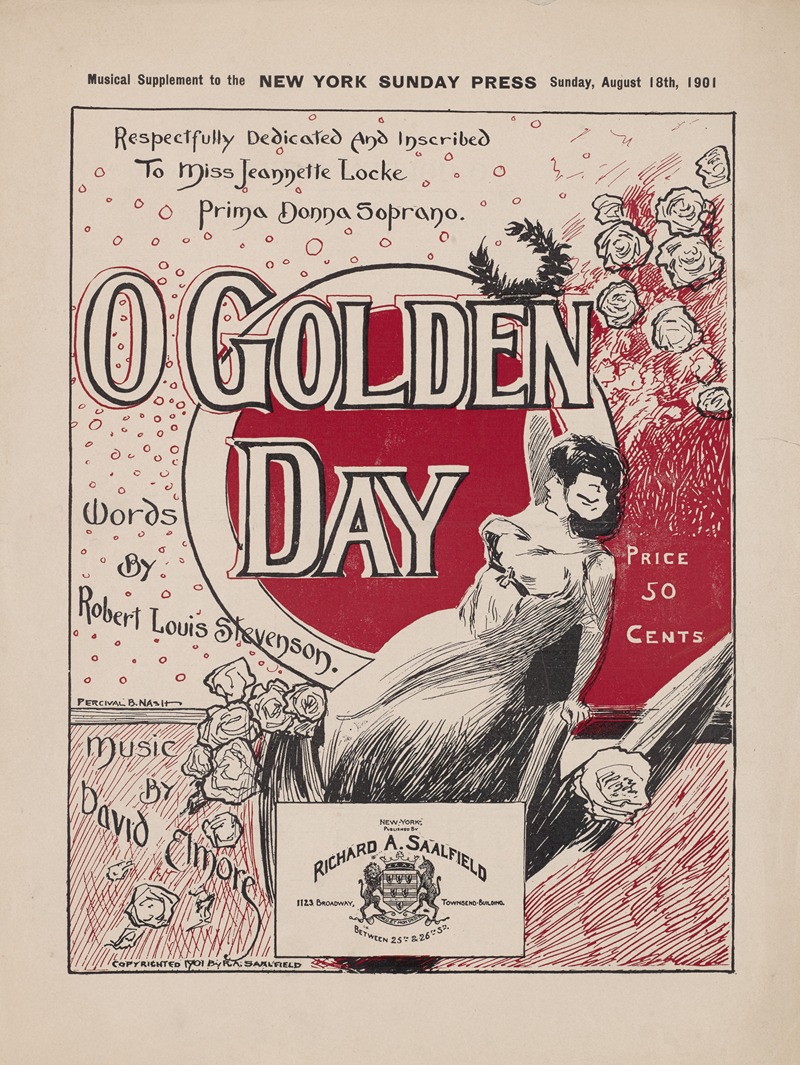O golden day! by Аноним, 1901 — digital art print download
