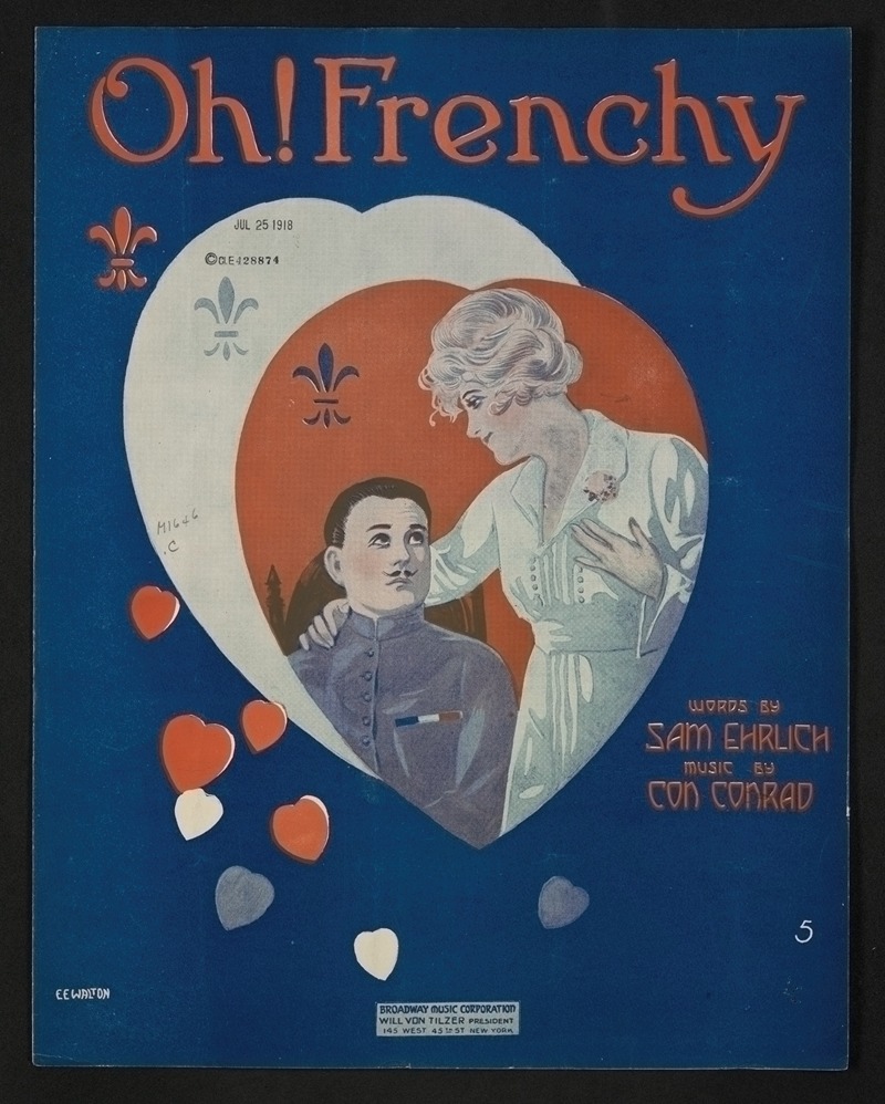 Oh! Frenchy by Аноним, 1918 — digital art print download