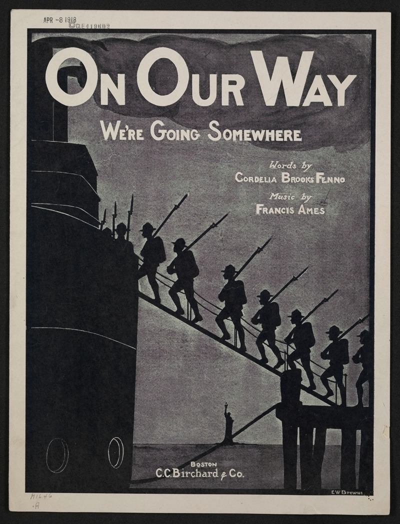 On our way we're going somewhere by Аноним, 1918 — digital art print download