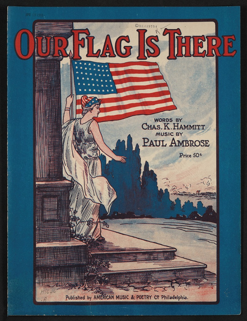 Our flag is there by Аноним, 1918 — digital art print download