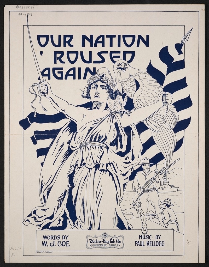 Our nation 'roused again by Аноним, 1917 — digital art print download