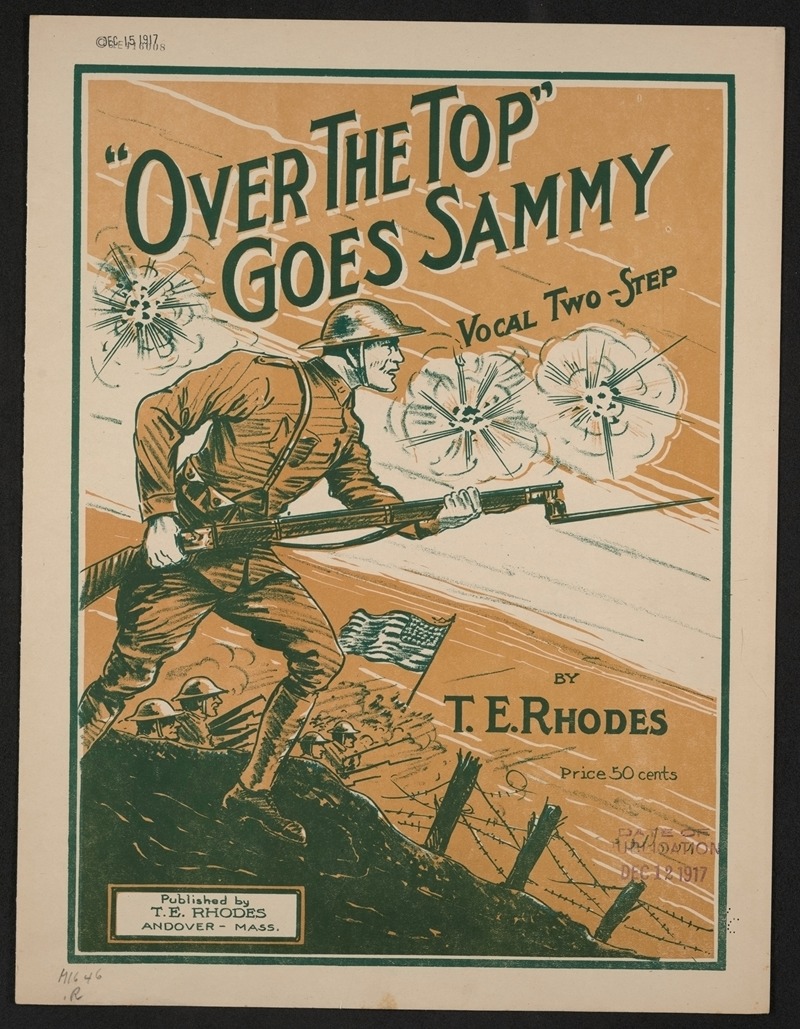 Over the top goes Sammy by Аноним — digital art print download