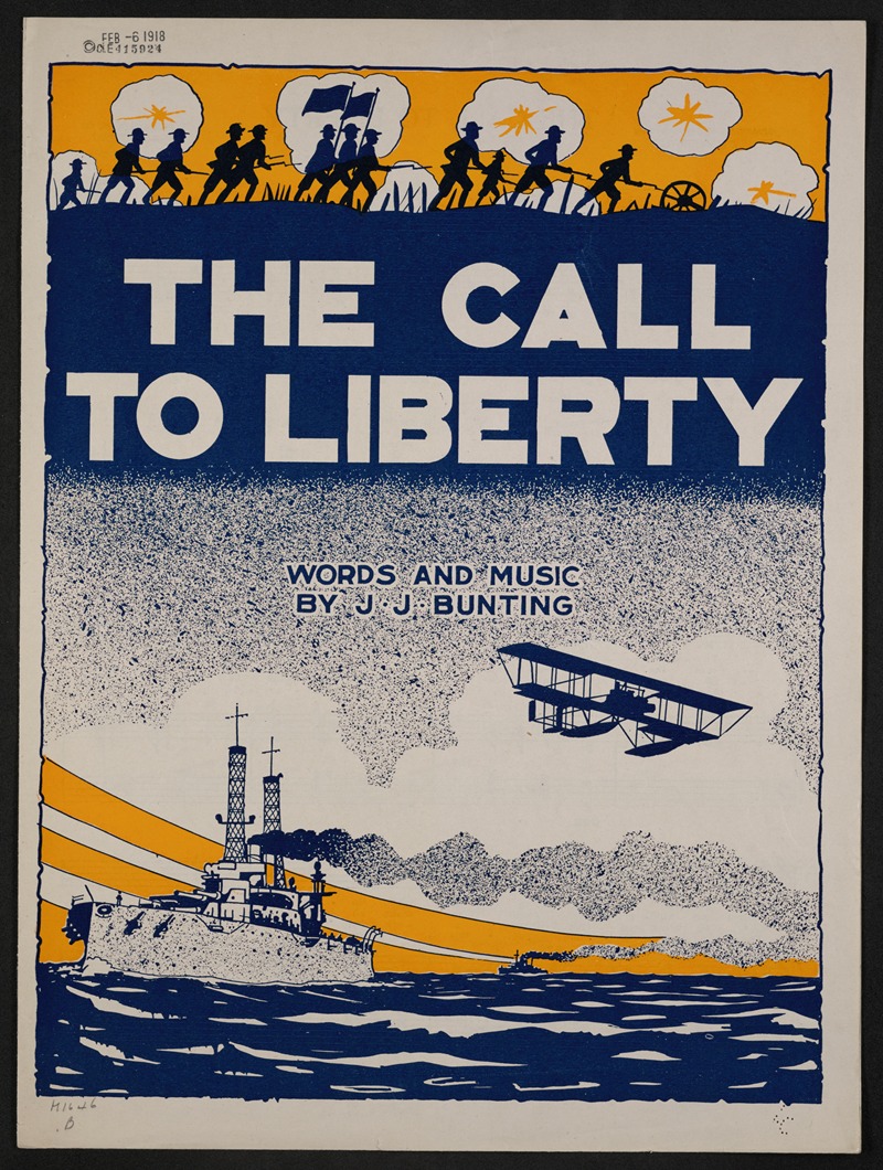 The call to liberty by Аноним, 1918 — digital art print download