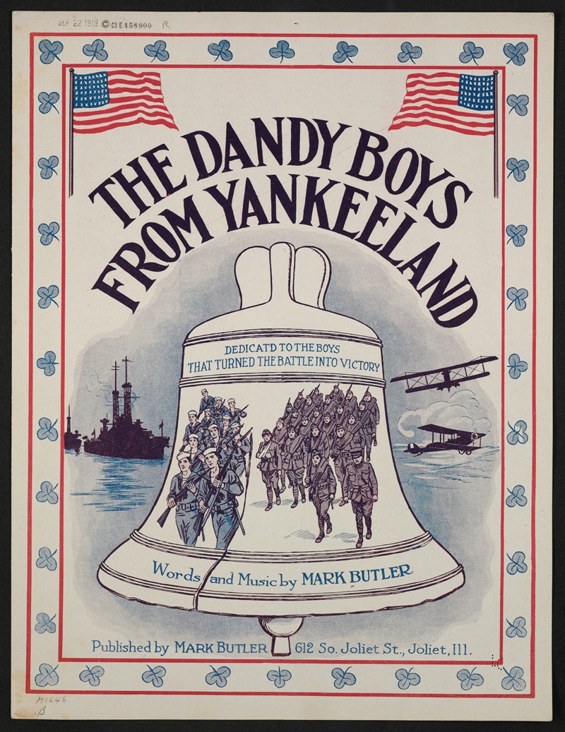 The dandy boys from yankeeland by Аноним, 1919 — digital art print download