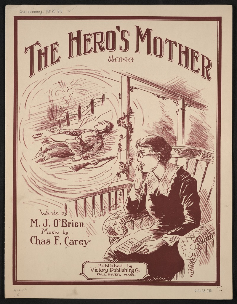 The hero's mother by Аноним, 1918 — digital art print download
