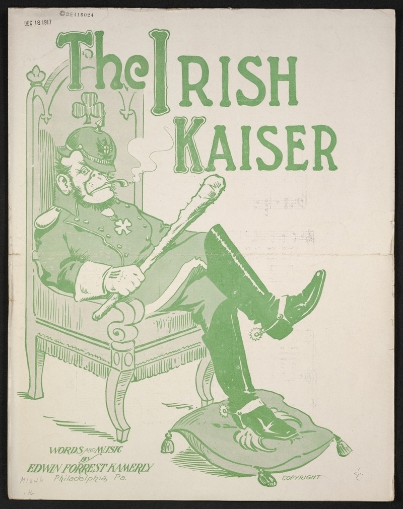 The Irish Kaiser by Аноним, 1917 — digital art print download