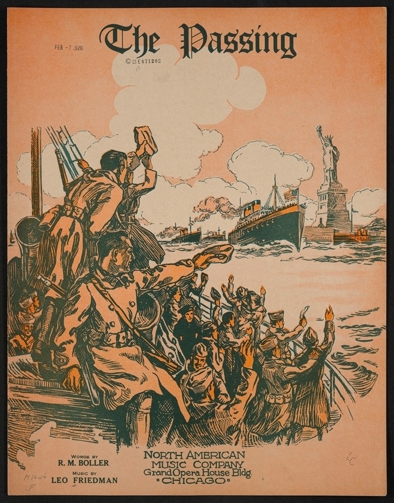The passing by Аноним, 1919 — digital art print download