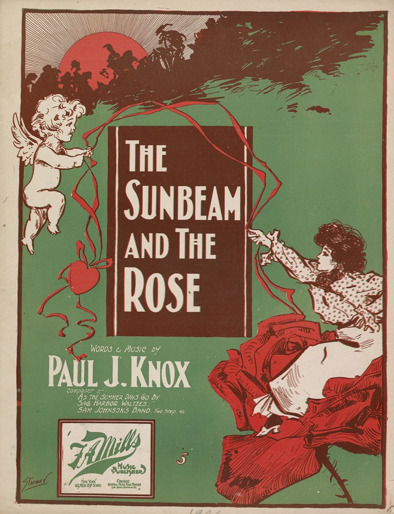 The sunbeam and the rose by Аноним, 1900 — digital art print download