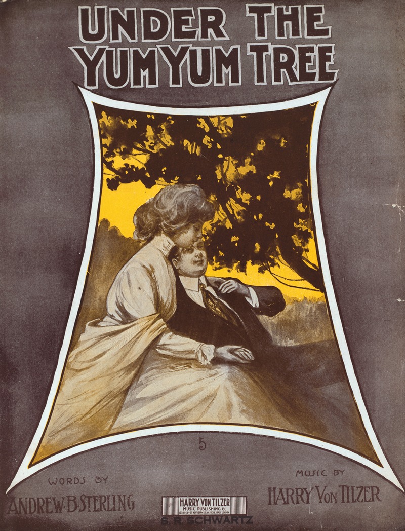Under the yum, yum tree by Аноним, 1920 — digital art print download