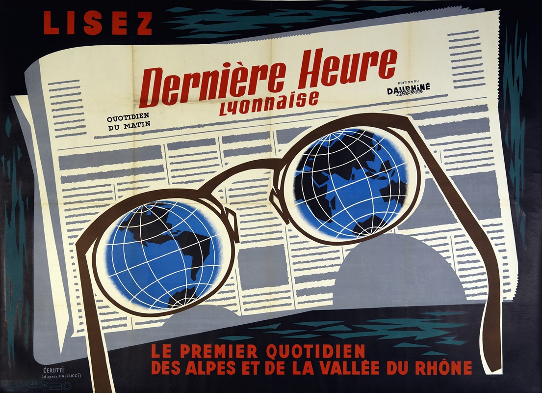 Dernière heure lyonnaise by Cérutti — digital art print download