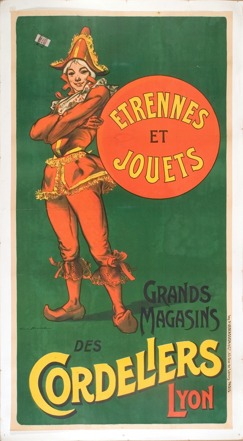 Etrennes et jouets by Firmin Bouisset, 1890-1900 — digital art print download
