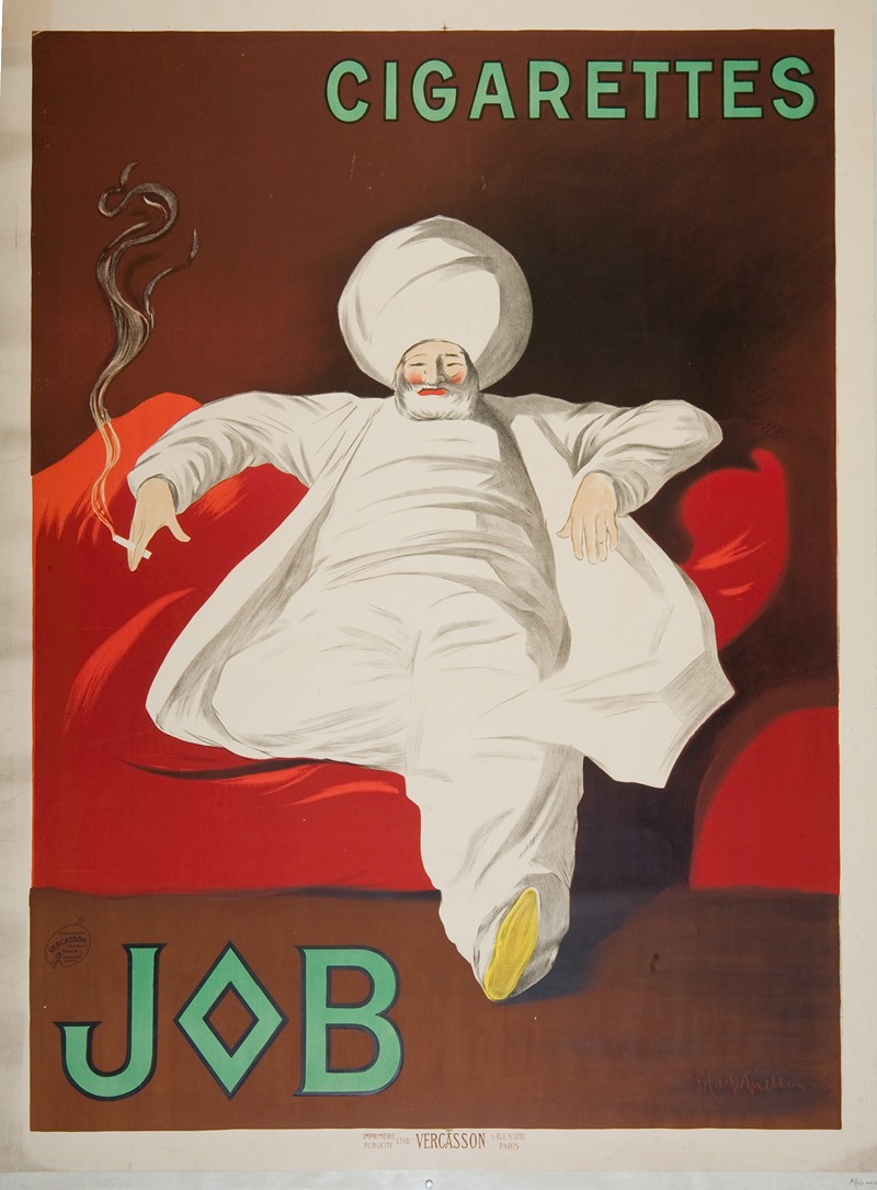 Cigarettes JOB by Леонетто Каппьелло, 1912 — digital art print download