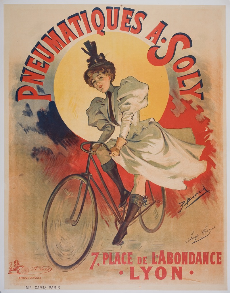 Pneumatiques A. Soly by Pierre Bonnaud — digital art print download
