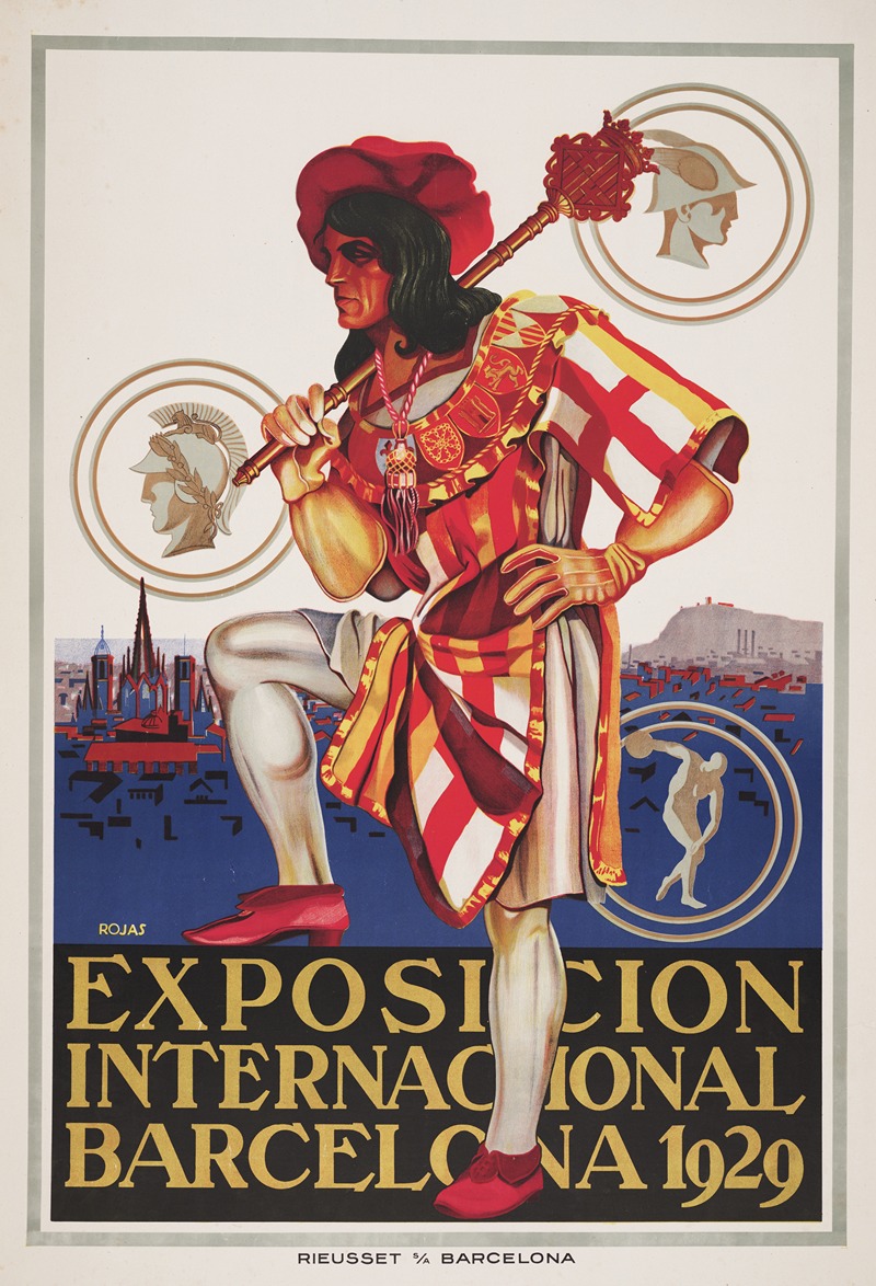 Exposicion Internacional Barcelona 1929 by Rojas, 1929 — digital art print download