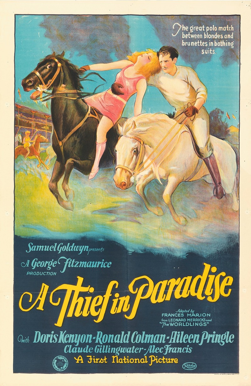 A Thief in Paradise by Аноним, 1925 — digital art print download