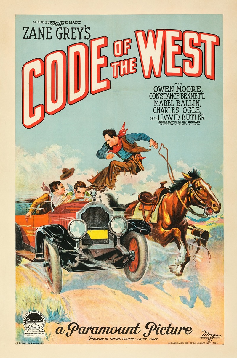 Code of the West by Аноним, 1925 — digital art print download