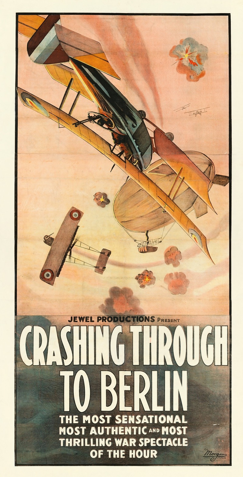 Crashing Through to Berlin by Аноним, 1918 — digital art print download