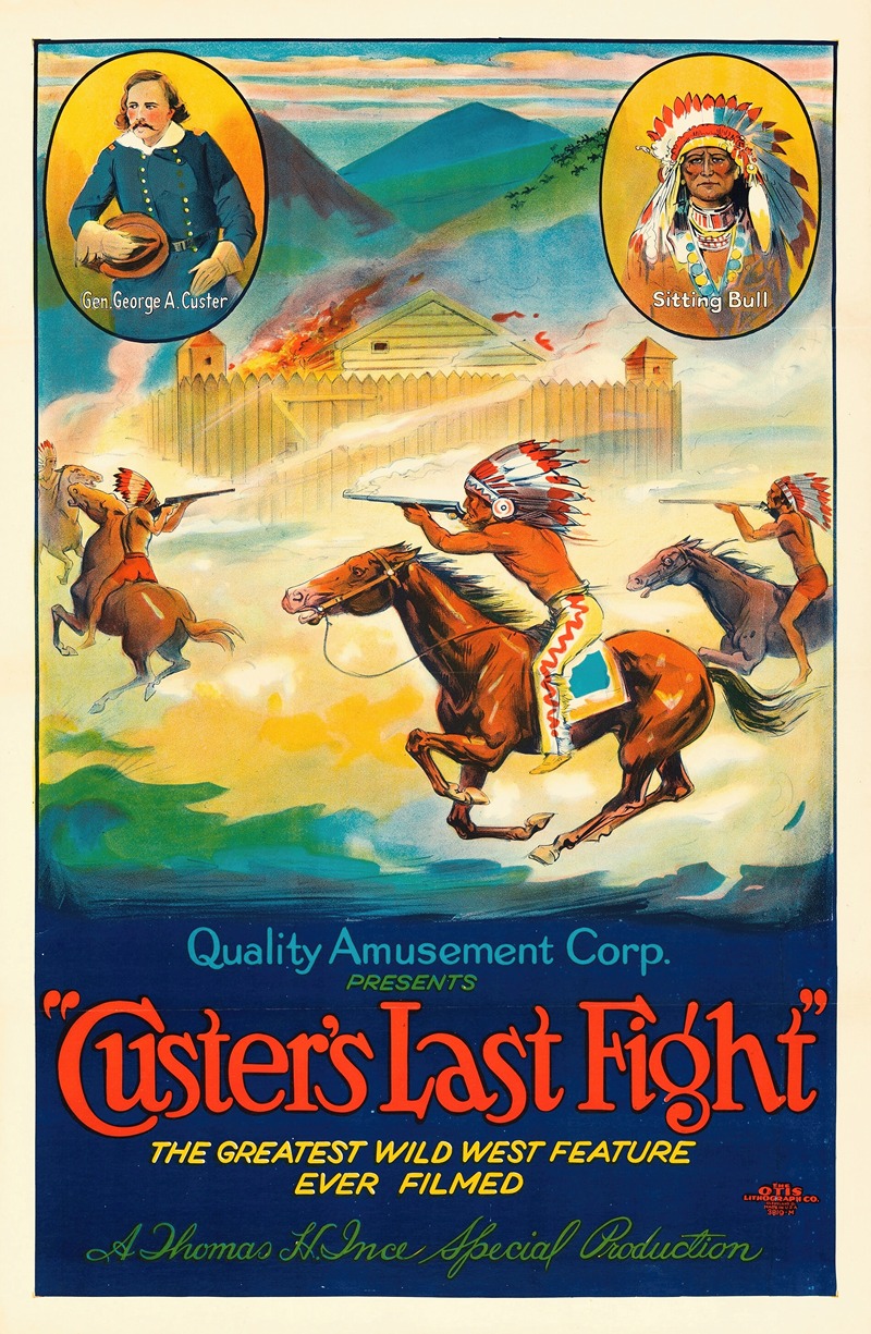 Custer's Last Fight by Аноним, 1925 — digital art print download