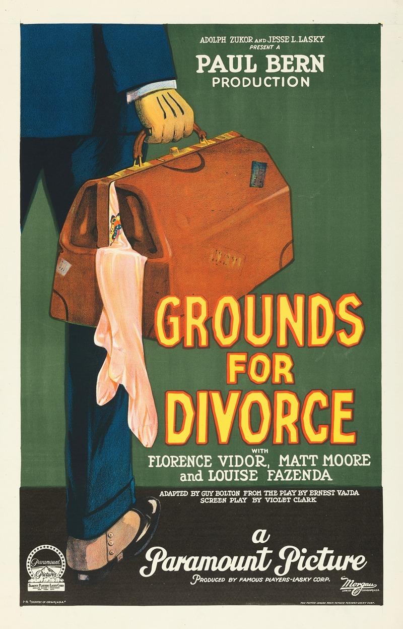 Grounds for Divorce by Anonymous, 1925 — digital art print download