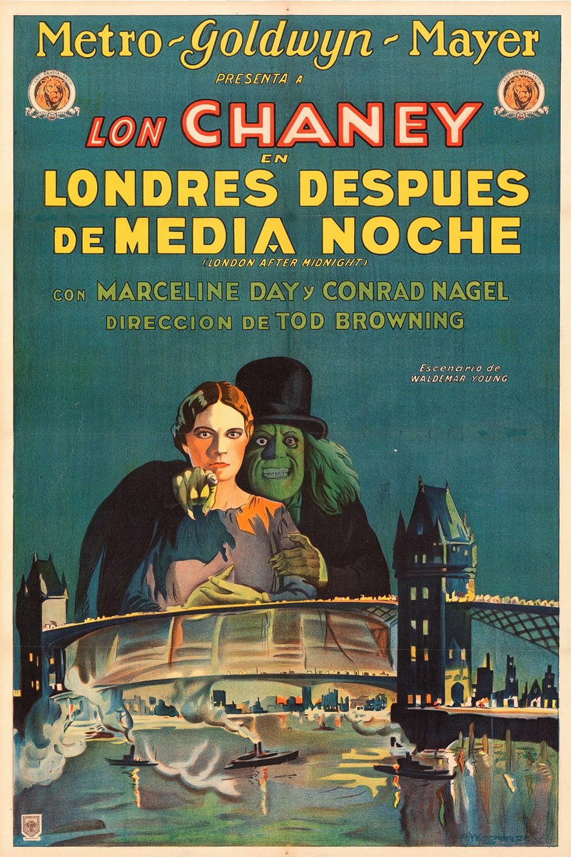London After Midnight by Аноним, 1927 — digital art print download