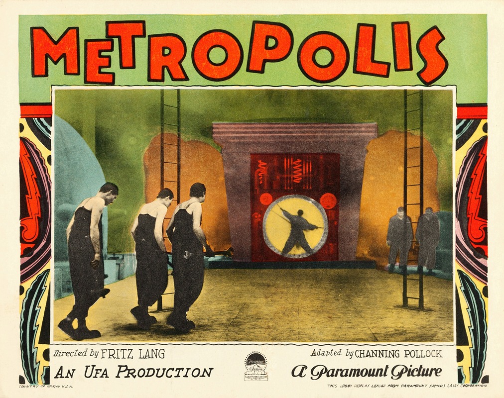 Metropolis by Аноним, 1927 — digital art print download