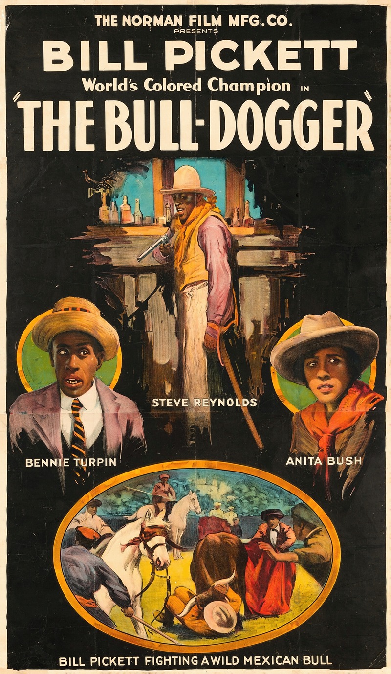 The Bull-Dogger by Аноним, 1921 — digital art print download