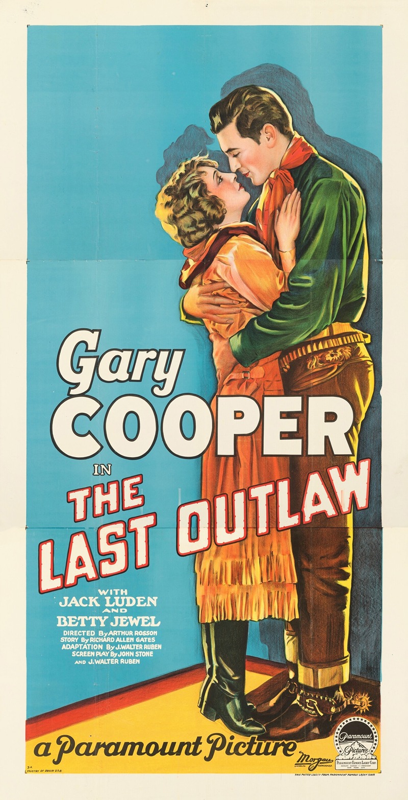 The Last Outlaw by Аноним, 1927 — digital art print download