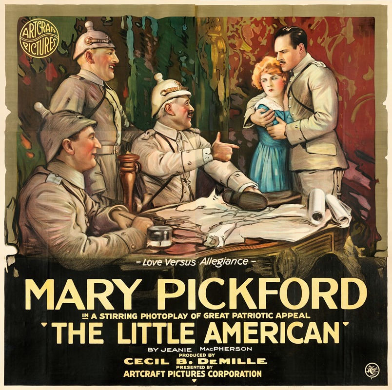 The Little American by Аноним, 1917 — digital art print download
