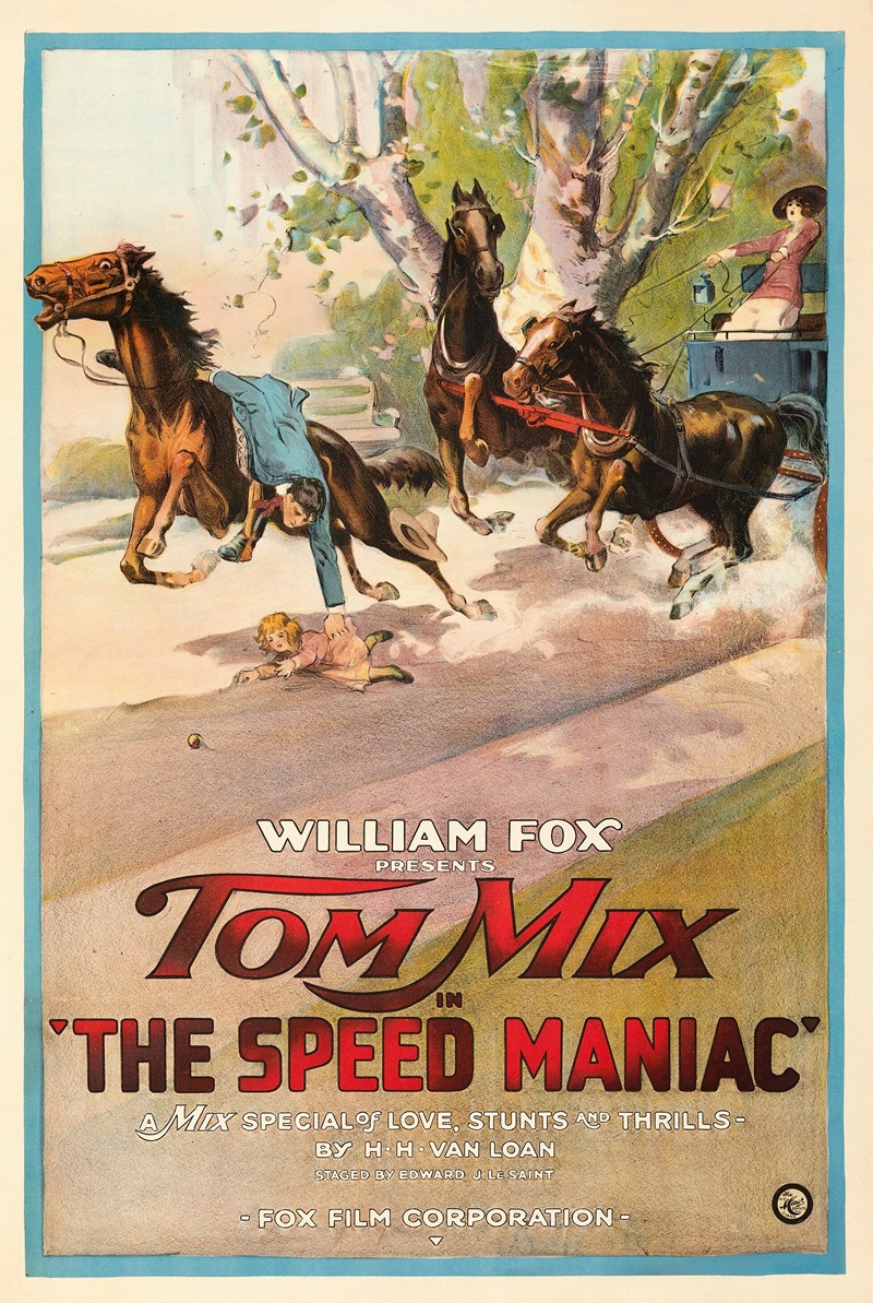 The Speed Maniac by Anonymous, 1919 — digital art print download