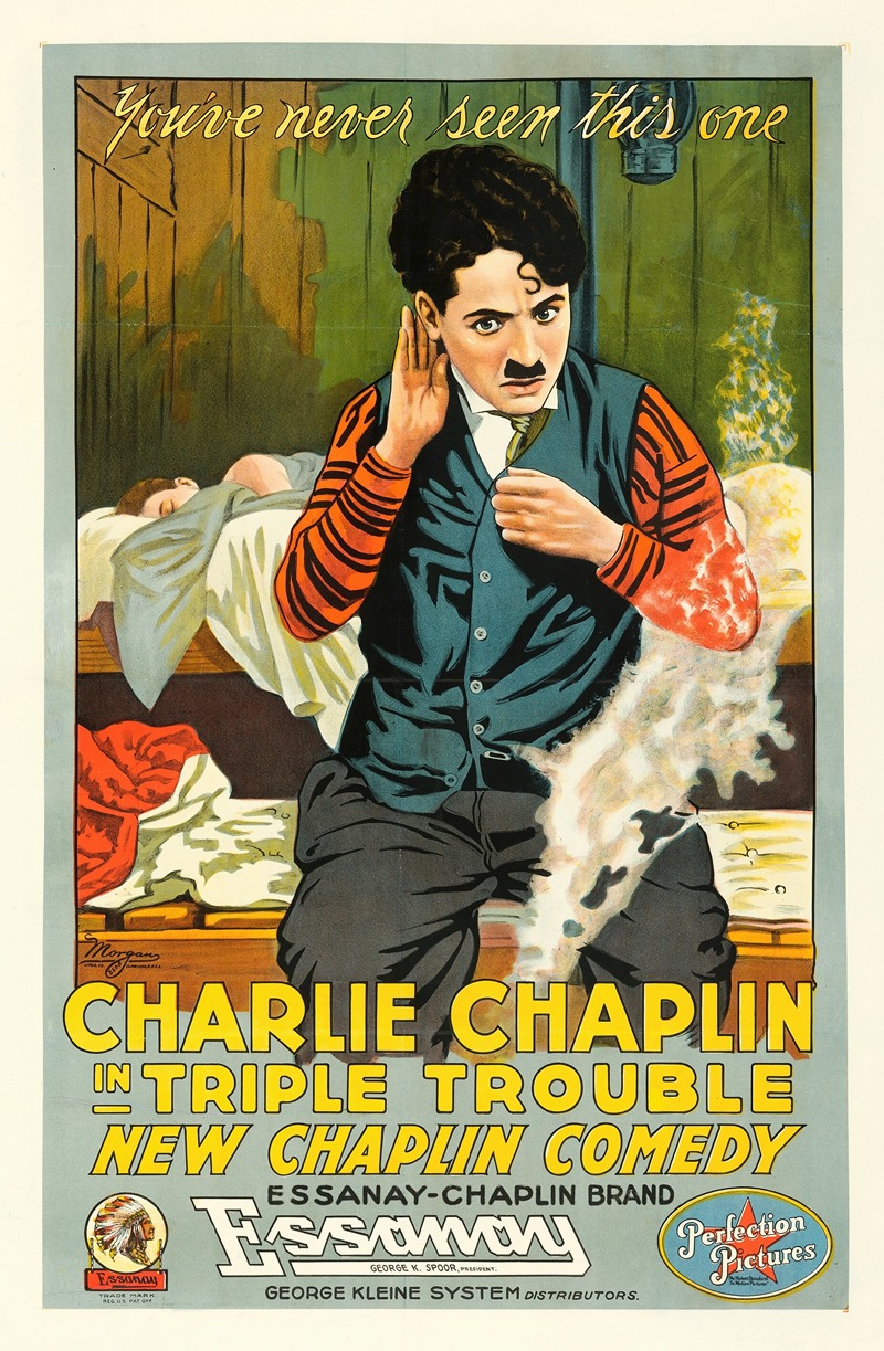 Triple Trouble by Аноним, 1918 — digital art print download