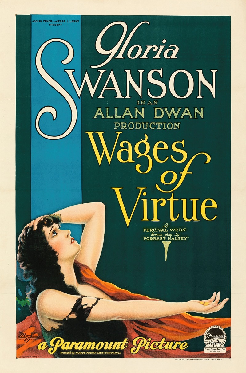 Wages of Virtue by Аноним, 1924 — digital art print download