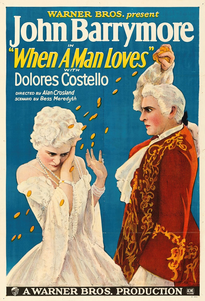 When a Man Loves by Аноним, 1927 — digital art print download