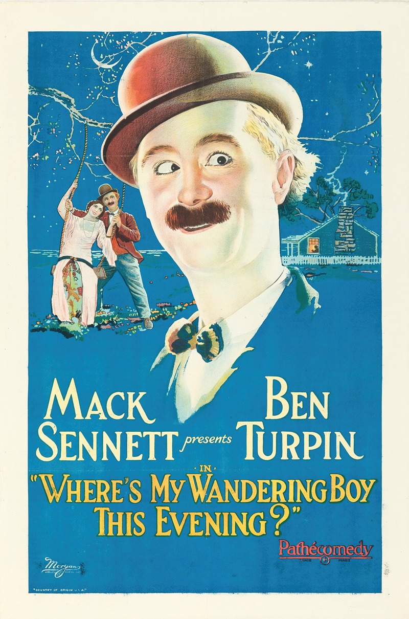Where's My Wandering Boy This Evening by Аноним, 1923 — digital art print download