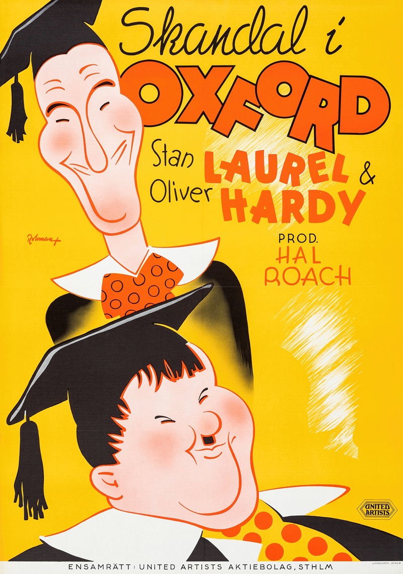 A Chump at Oxford by Eric Rohman, 1940 — digital art print download